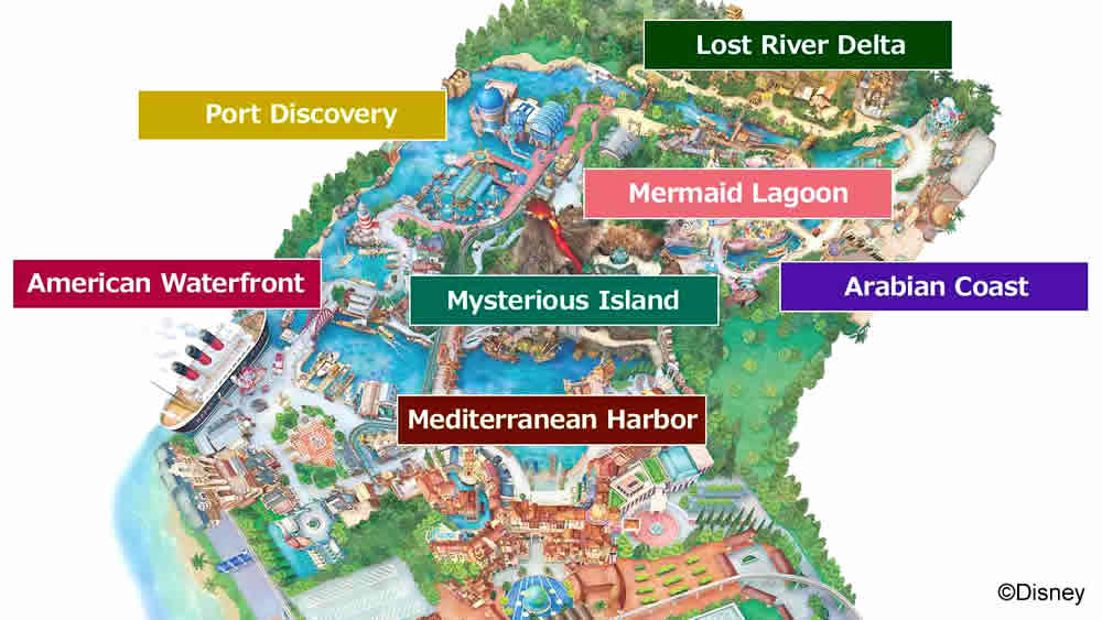 Mapa de Tokyo DisneySea