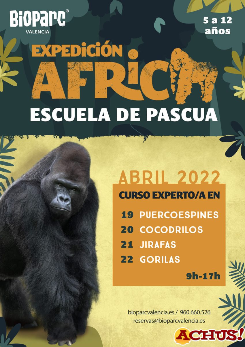 Bioparc Valencia abre el plazo de inscripción de la edición de Pascua de Expedición África
